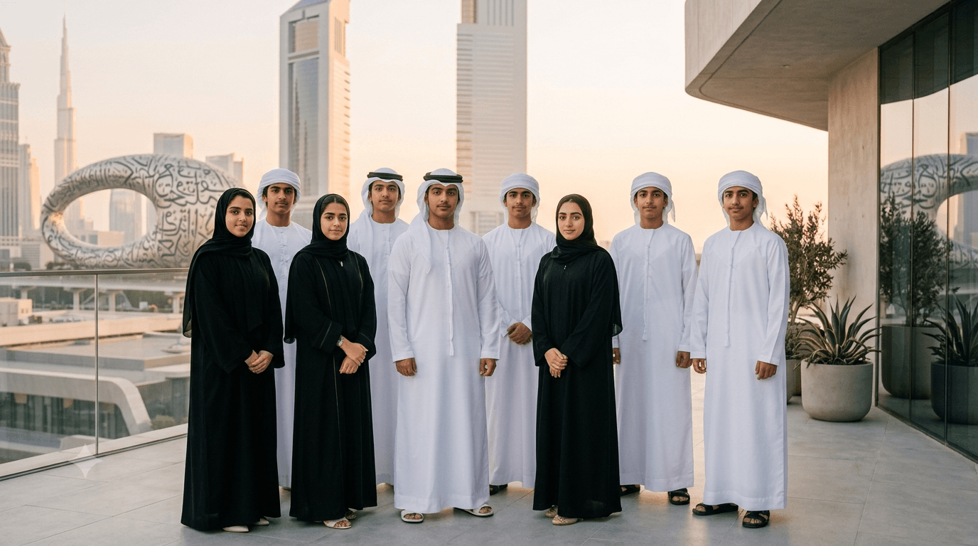 شباب إماراتيون يستكشفون منصة التمكين القيادي الرقمي